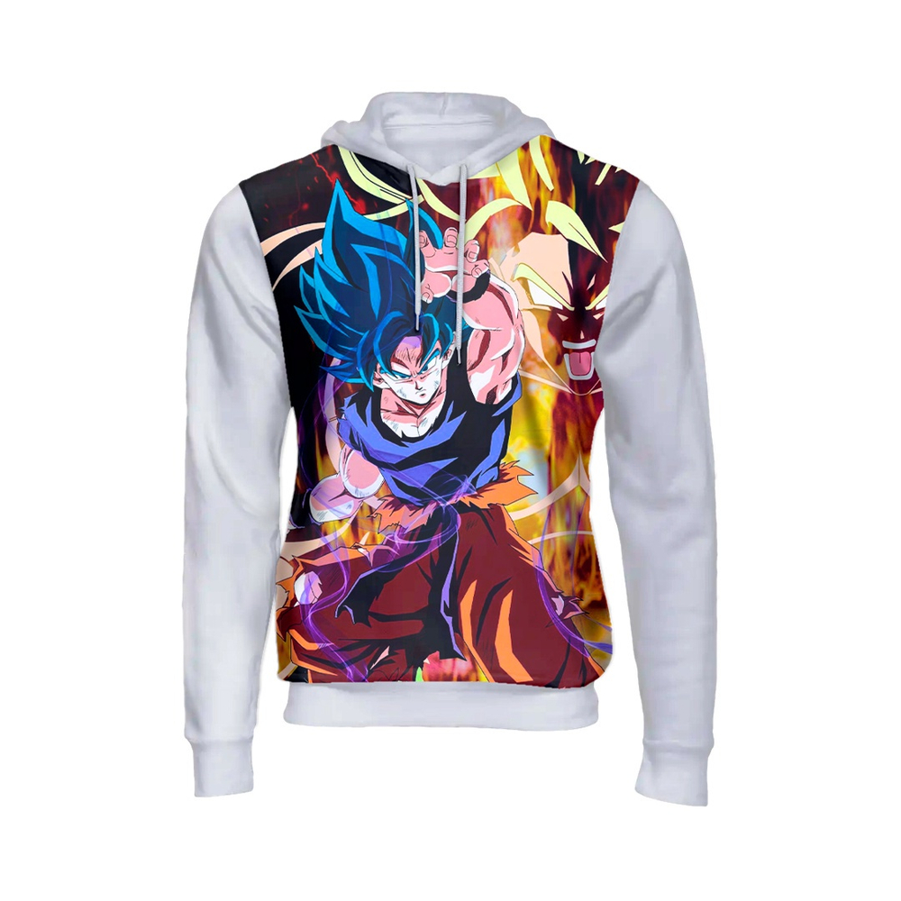 Blusa De Moletom Dragon Ball Goku Super Saiyajin Vários Anime