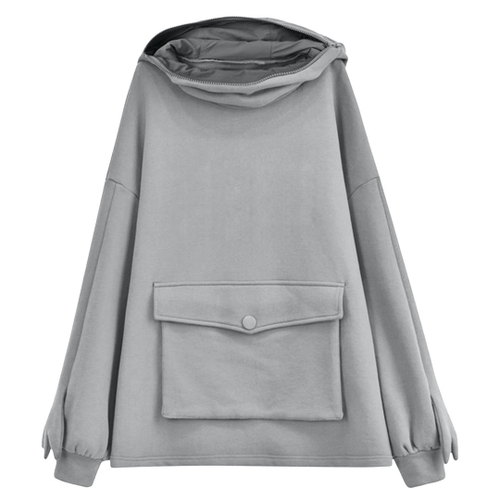wrap around moletom com capuz