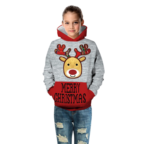christmas moletom com capuzs for kids