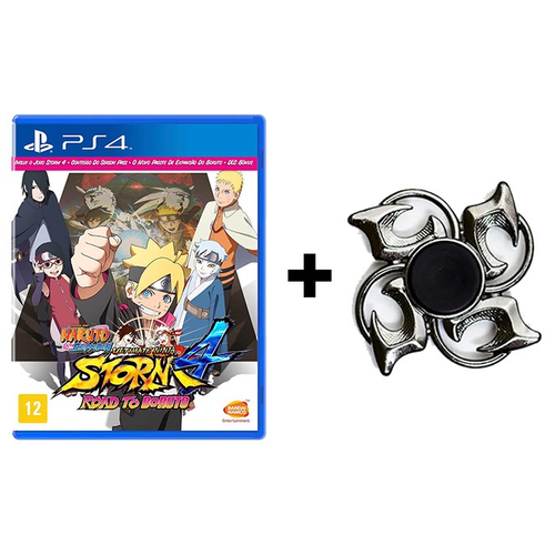 Combo Naruto Shippuden Ultimate Ninja Storm 4 Road To Boruto - PS4 + Hand  Spinner em Promoção na Americanas