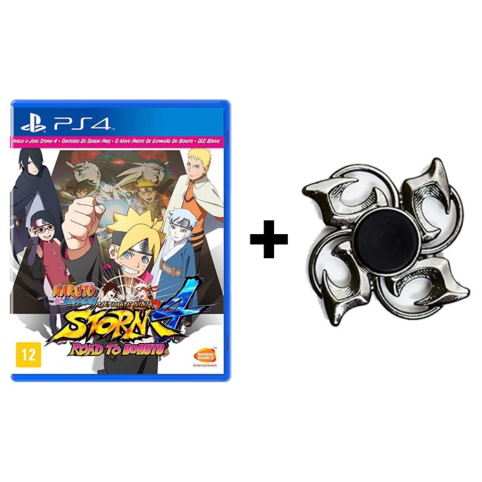 Combo Naruto Shippuden Ultimate Ninja Storm 4 Road To Boruto - PS4 + Hand  Spinner em Promoção na Americanas