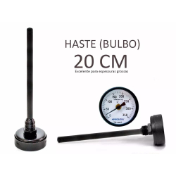 Termômetro Analogico Para Forno Iglu A Lenha Haste 20cm Menor preço em Termômetro Analogico Para Forno Iglu A Lenha Haste 20cm