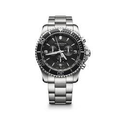 Relógio Victorinox Masculino Prata - Cronógrafo Maverick - 241695 Menor preço em Relógio Victorinox Masculino Prata - Cronógrafo Maverick - 241695