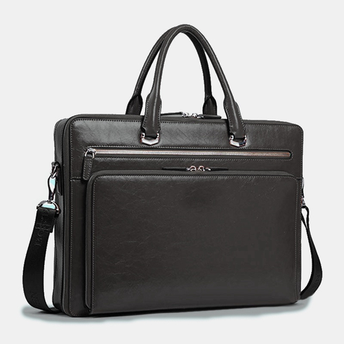 large leather laptop bolsa