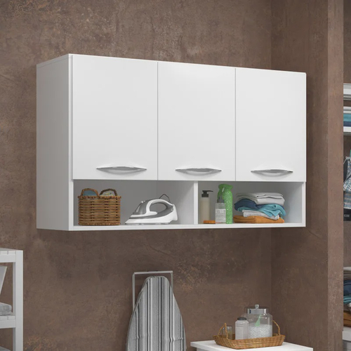 Armário Aéreo Com 3 Portas De Parede Cozinha & Lavanderia - Imagem 2