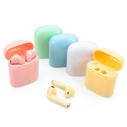 Fone de Ouvido i7s tws sem fio Bluetooth 5.0 com microfone para smartphone Xiaomi Samsung Huawei LG Apple Menor preço em Fone de Ouvido i7s tws sem fio Bluetooth 5.0 com microfone para smartphone Xiaomi Samsung Huawei LG Apple