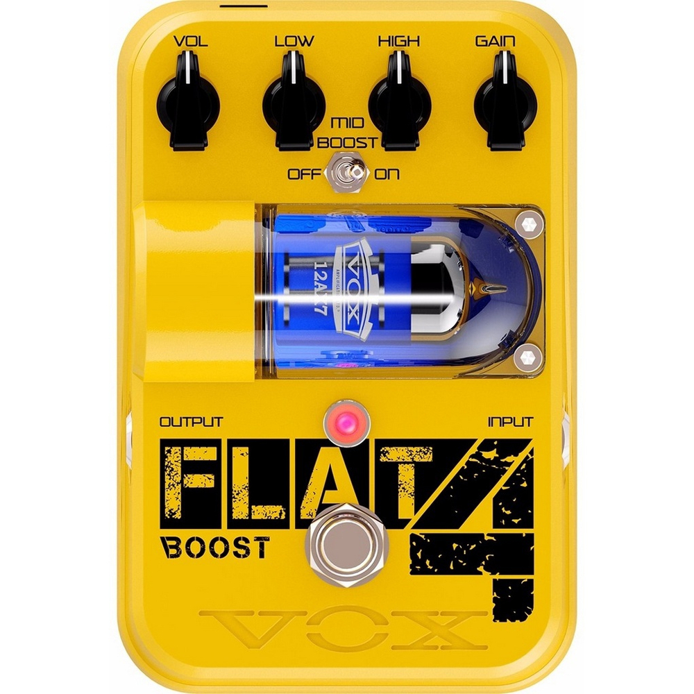 【超歓迎】 Pedal Vox Guitarra Para Valvulado Garage Tone Boost 4 Flat ギター