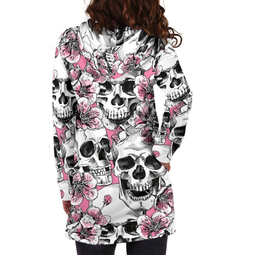 sugar skull moletom com capuz women's