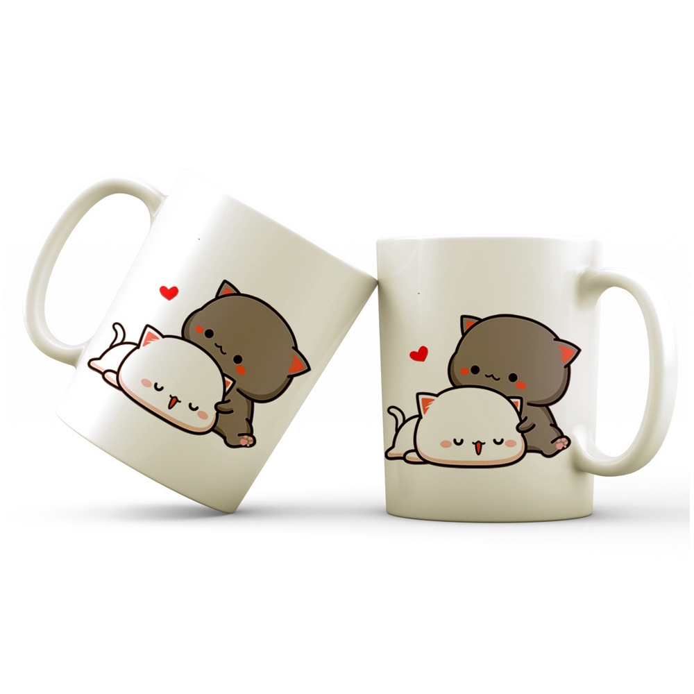 Caneca Eu Amo Cachorros ou Gatinhos Fofinhos Paixão por Pet em Promoção na  Americanas