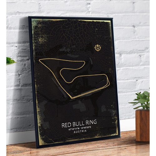 Quadro Decorativo Circuito Red Bull Ring Corrida