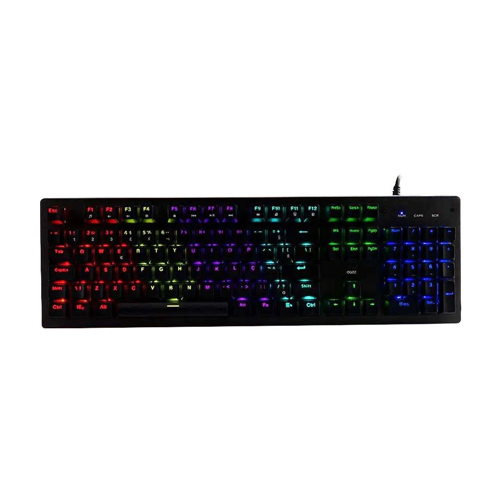 Teclado Mec Nico Gamer Dazz Orion Rgb Switch Blue Pt Com Fio Submarino