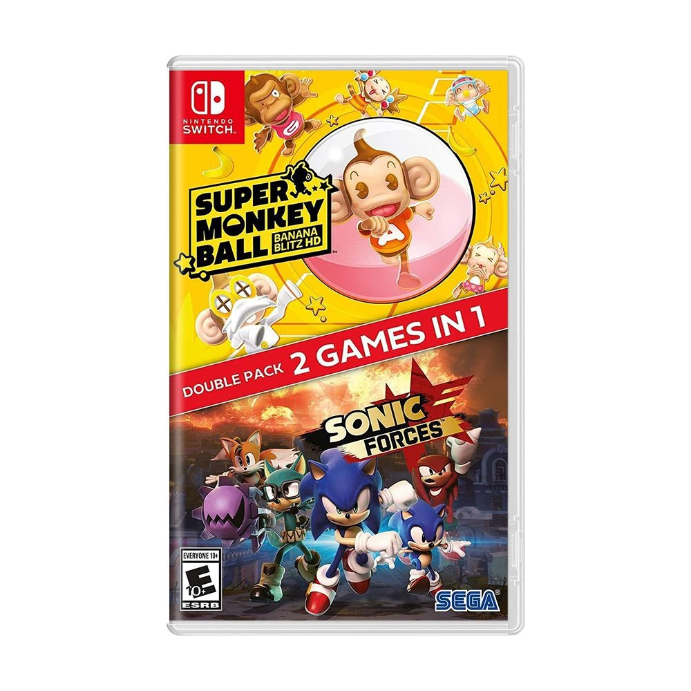 Jogo Sonic Forces + Super Monkey Ball: Banana Blitz HD Double Pack - Switch  em Promoção na Americanas