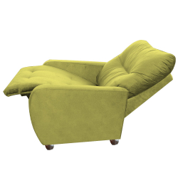 Poltrona do Papai & Mamâe Reclinável Império Amarelo - Aguias Decor Home Menor preço em Poltrona do Papai & Mamâe Reclinável Império Amarelo - Aguias Decor Home