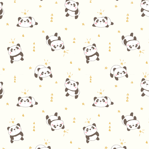 Papel de Parede Infantil Para Colorir Panda Promoção Oferta