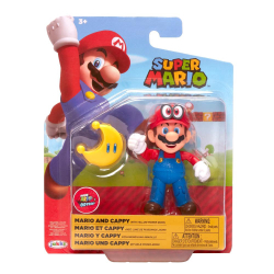 Super Mario Boneco Mario And Cappy 4 polegadas colecionável Candide é boa?