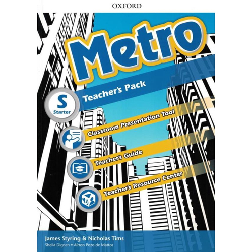 Metro Starter Teacher'S Book Pack - 1St Ed em Promoção na Americanas Metro Starter Teacher'S Book Pack - 1St Ed em Promoção na Americanas