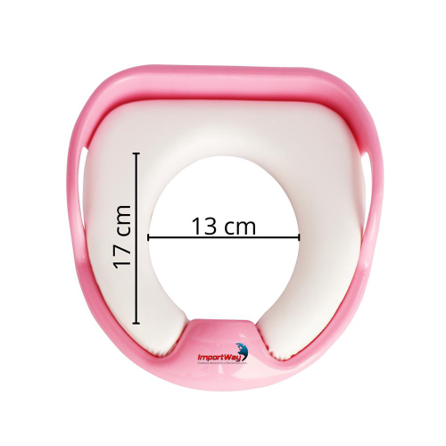 Assento Redutor Infantil Acolchoado Importway Troninho Rosa - Imagem 2