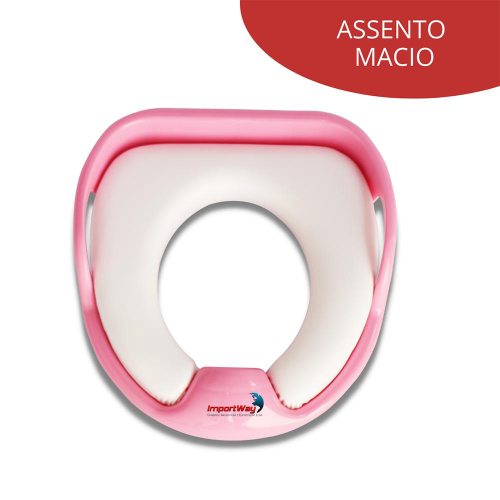 Assento Redutor Infantil Acolchoado Importway Troninho Rosa - Imagem 3