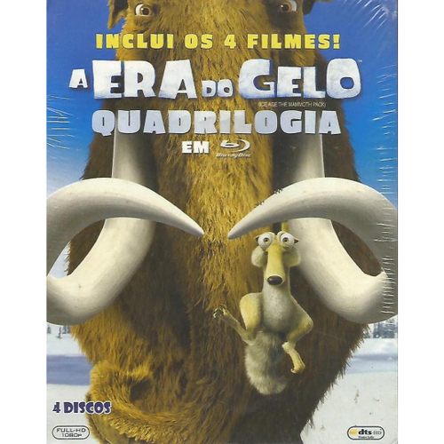 A Era Do Gelo 4 Blu-ray 3d + Blu-ray + Dvd + Cópia em Promoção na