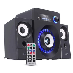 Menor preço em Mini system caixa de som Bluetooth USB sd LED fm 16W