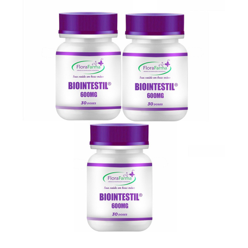 Kit Biointestil 600mg 30 Doses - 3 Unidades