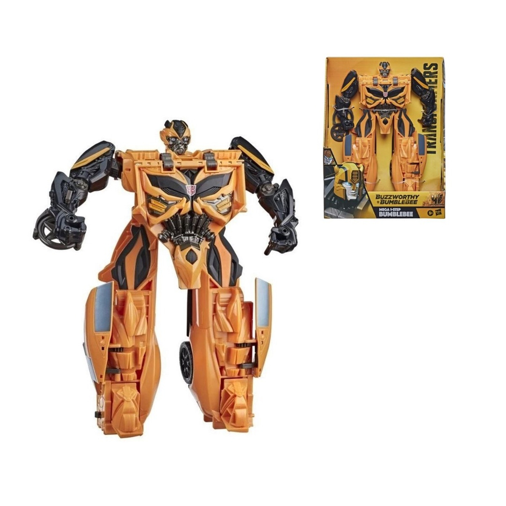 Figura Transformers Mega One Step, Era Da Extinção, Boneco De 25 Cm -  Bumblebee - F1205 - Hasbro em Promoção na Americanas