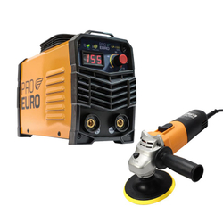 Máquina de solda inversora gp 155a 127v pró euro + esmerilhadeira 127v Menor preço em Máquina de solda inversora gp 155a 127v pró euro + esmerilhadeira 127v