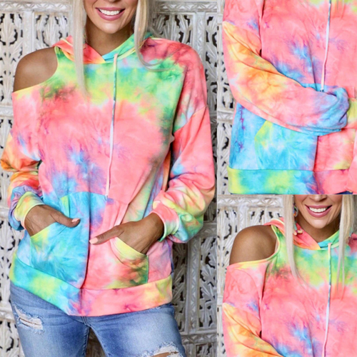 super soft tie dye moletom com capuz