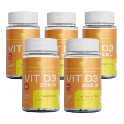 5x Vitamina D3 2000 Ui 150 Cápsulas Promoção! Frete Grátis! é boa?