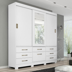 Guarda-Roupa Luíza 3 Portas 7 Gavetas Panan é boa?