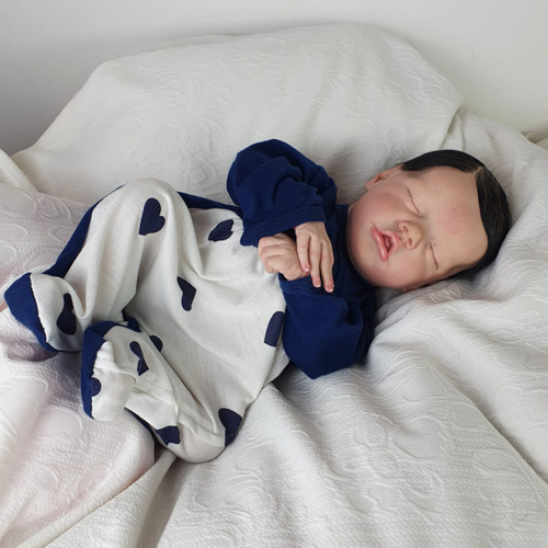 Bebe Reborn Menino Dormindo Corpo Em Vinil Silicone na Americanas Empresas