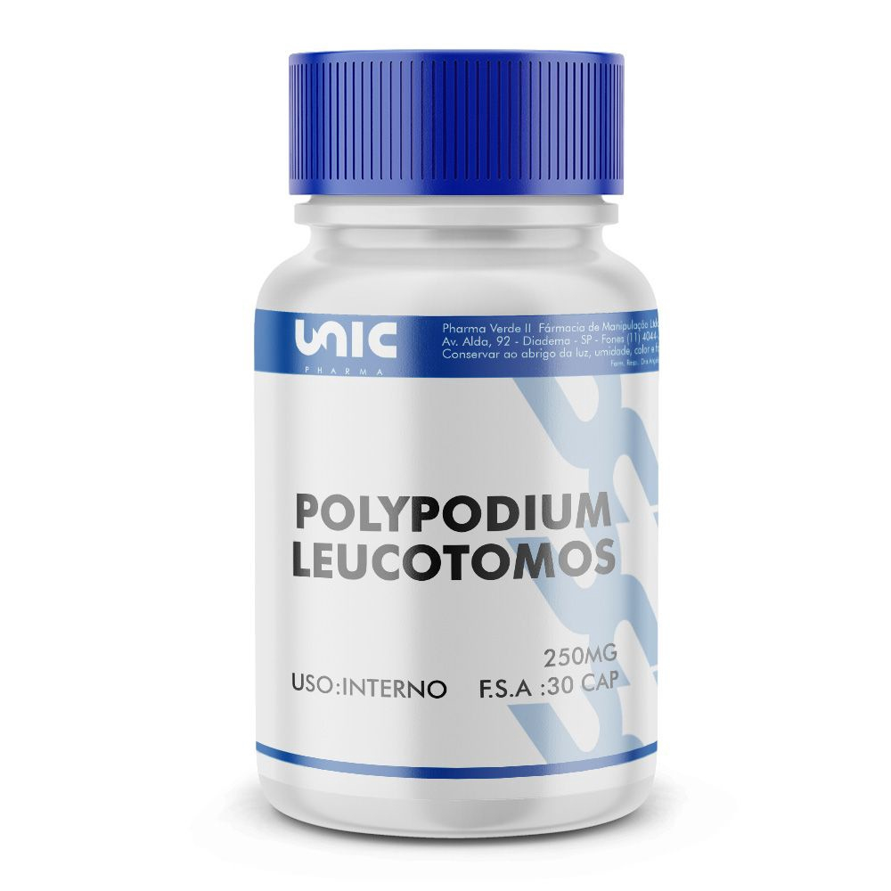 Polypodium Leucotomos 250mg 30 Caps Unicpharma Em Promoção | Ofertas Na ...