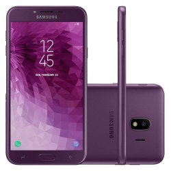Usado: Smartphone Samsung Galaxy J4 32GB Violeta Menor preço em Usado: Smartphone Samsung Galaxy J4 32GB Violeta