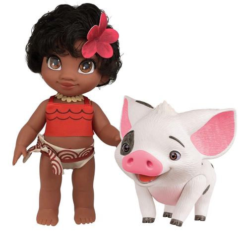 Boneca Moana Baby + Porquinho Puá Disney - Cotiplás Em Promoção ...