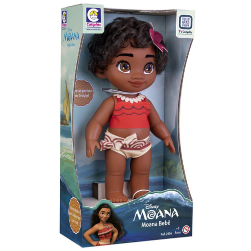 Boneca Moana Baby + Porquinho Puá Disney - Cotiplás Em Promoção ...