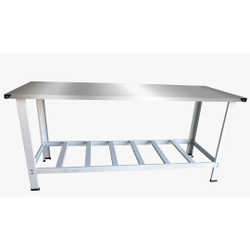 Mesa Manipulação de Alimentos Tampo em Aço Inox 190x70 Menor preço em Mesa Manipulação de Alimentos Tampo em Aço Inox 190x70