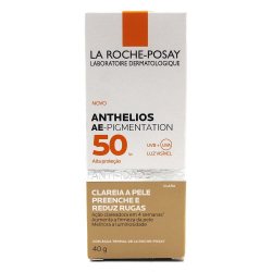 Protetor Solar Facial Anti-Idade Anthelios ae Pigmentation FPS50 Cor Clara 40g Menor preço em Protetor Solar Facial Anti-Idade Anthelios ae Pigmentation FPS50 Cor Clara 40g