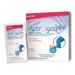 Colágeno Artrogen Duo Aché com 30 Sachês Menor preço em Colágeno Artrogen Duo Aché com 30 Sachês
