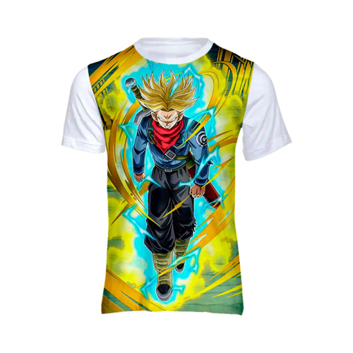 Camiseta Dragon Ball Super Trunks Super Poder - Regata