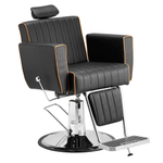 Cadeira Barbearia Top Barber Reclinável 3790 RPR Preto - Dompel