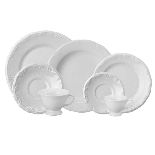 Aparelho de Chá e Café Porcelana Schmidt 53 peças - Dec. Eterna E351 -  SCHMIDT