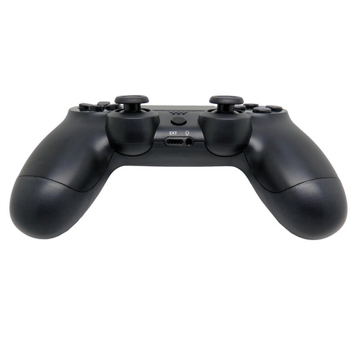 Controle Compatível Com PlayStation 2 Com Fio Para Video Game Com Vibração  E Conexão USB Analógico Compatível Com Computador Preto LINHA PREMIUM DUPIN