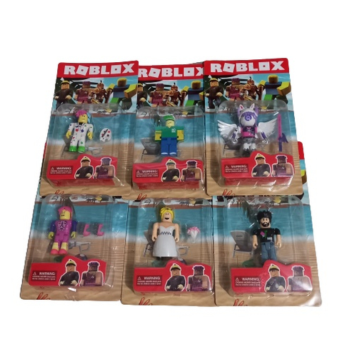 Brinquedo Roblox 5 Personagens e Acessórios