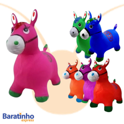Cavalinho Upa Upa Musical Borracha Resistente Inflável Menor preço em Cavalinho Upa Upa Musical Borracha Resistente Inflável