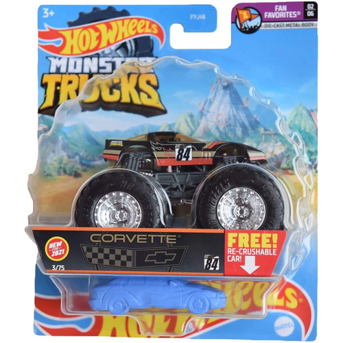 Carrinho Hot Wheels Monster Trucks Pure Muscle Hkm14 Mattel na Americanas  Empresas