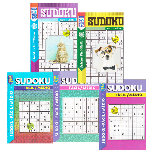 Livro Sudoku - Fácil/Médio - Só Jogos 9X9 - 6 Por Página em Promoção na  Americanas