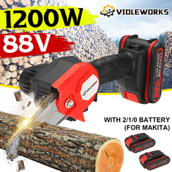 88V 4 polegadas Serra de corrente elétrica sem fio de uma mão Com 1/2 baterias é boa?