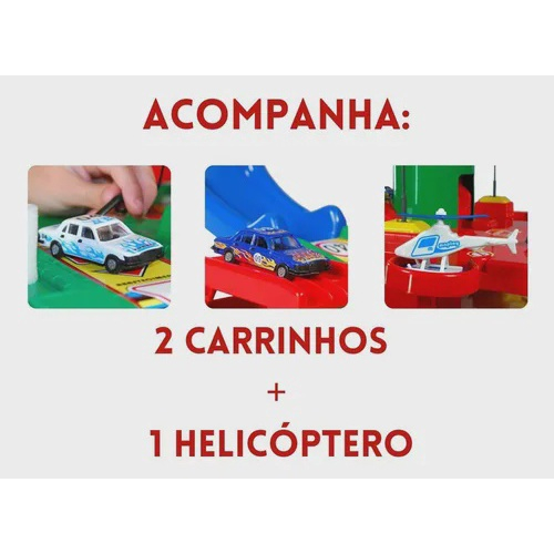 Pista P/ Montar Com Elevador - Serve Carrinhos Hotwheels