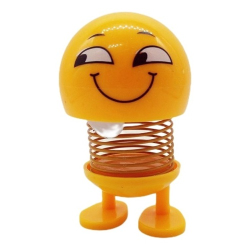 Boneco Emoji Enfeite Painel Careta Carros Mola Meme