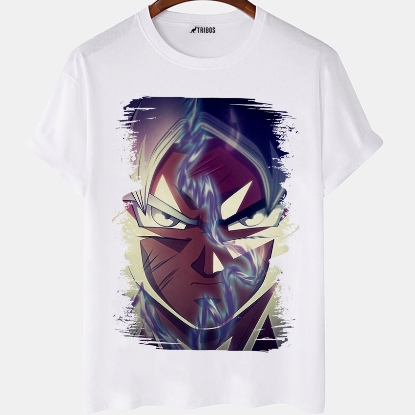 Camisa Camiseta Blusa Black Goku Instinto Superior